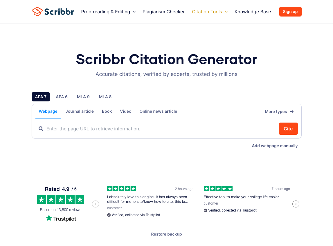 Free Citation Generator APA, MLA, Chicago | Scribbr