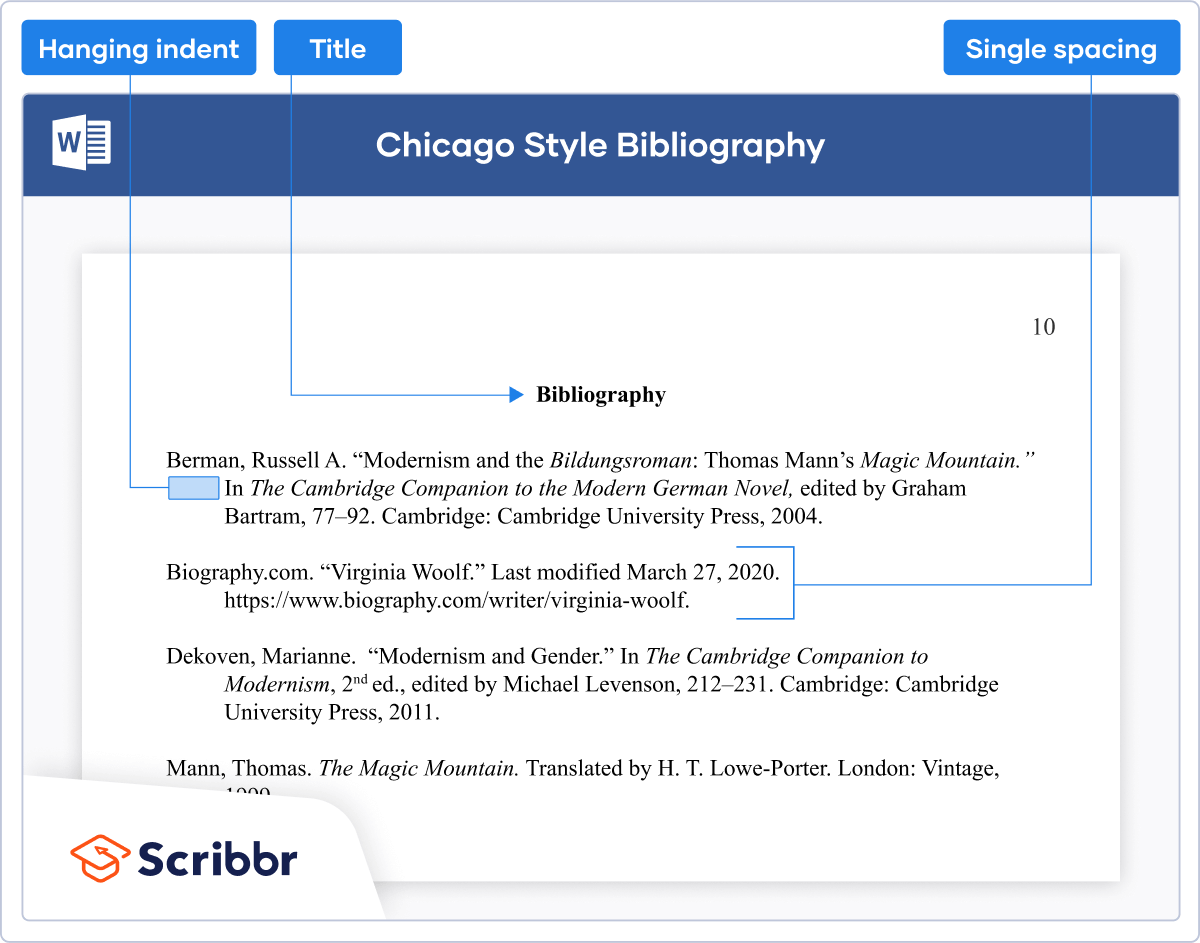 chicago citation format